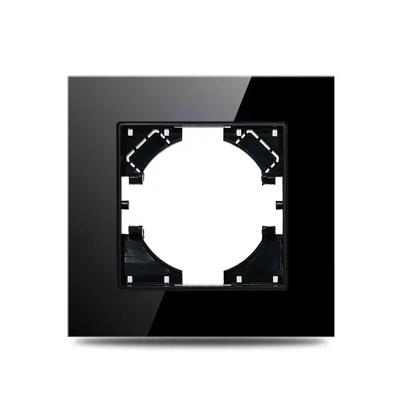 Стъклена рамка, Единична, 86*86mm, Черна