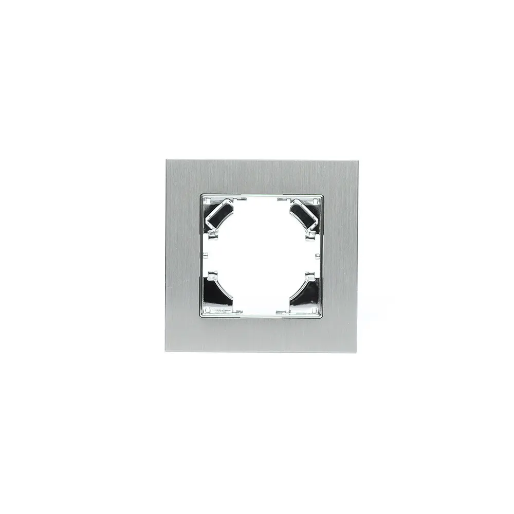 Алуминиева рамка, Единична, 86*86mm, Сребриста