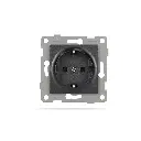 Механизъм за Контакт 16A, IMPACT, Черен