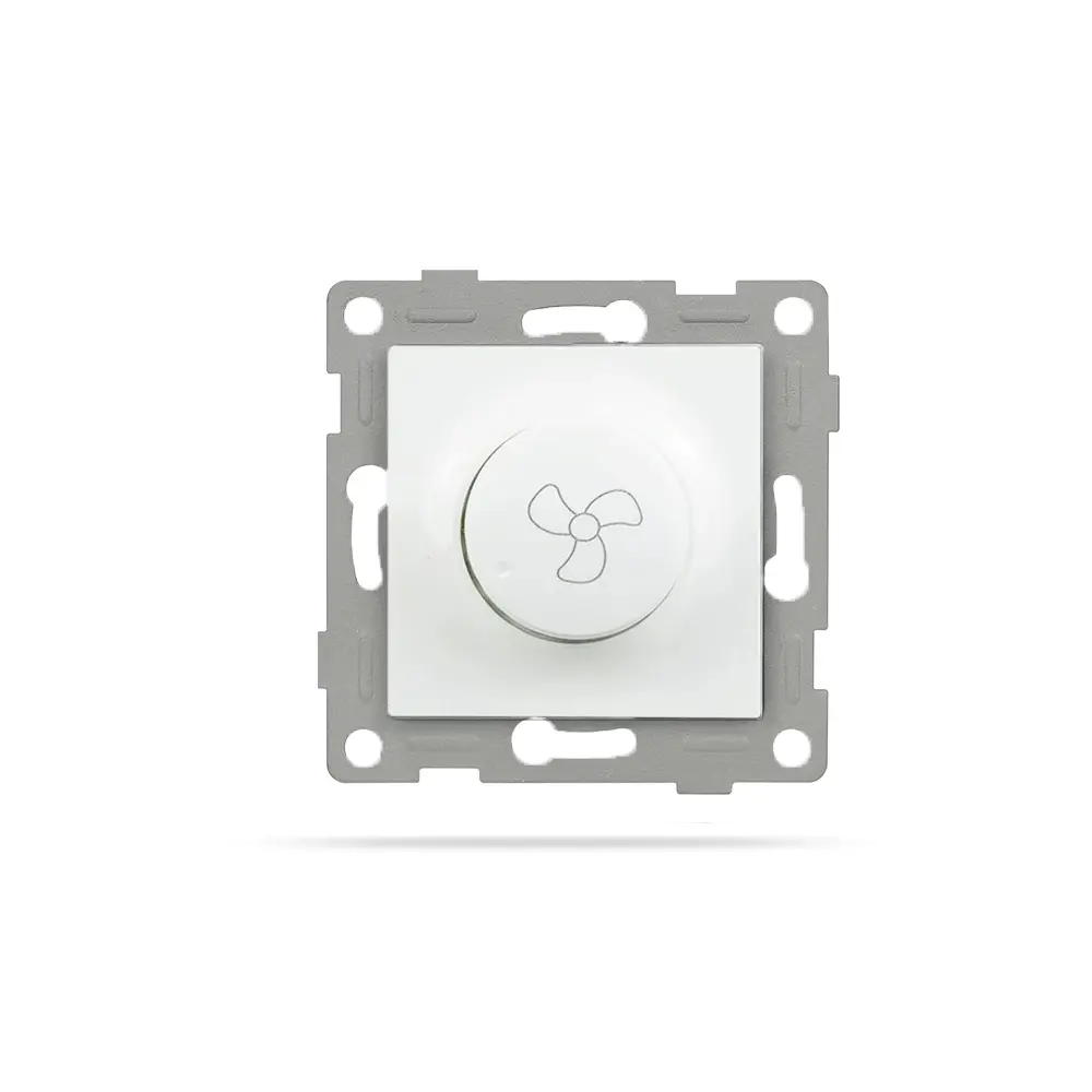 Механизъм Димируем ключ за вентилатор, IMPACT, Сребрист