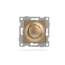 Механизъм Димируем ключ за вентилатор, IMPACT, Златист