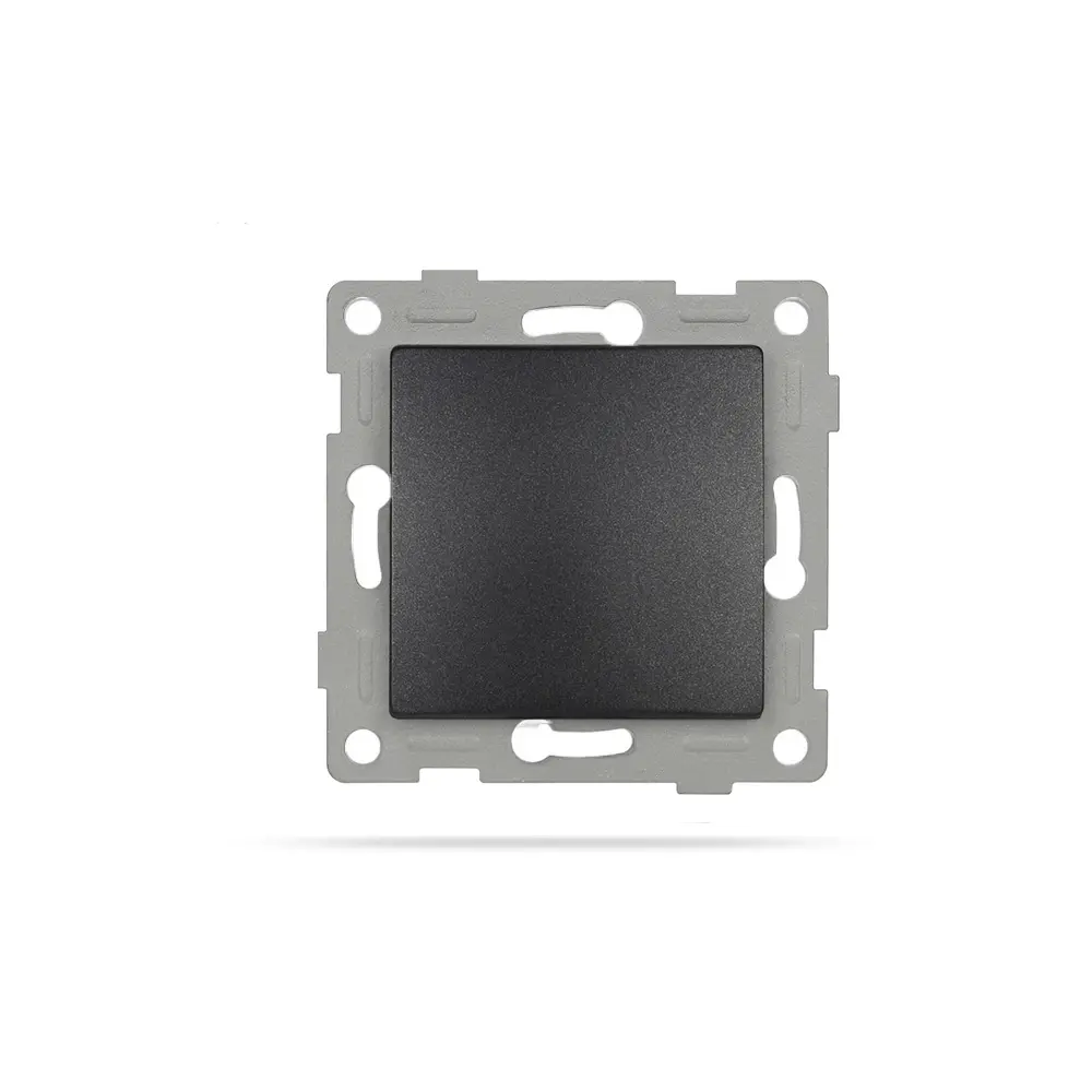 Механизъм за Девиаторен ключ, Еднобутонен, IMPACT, Черен