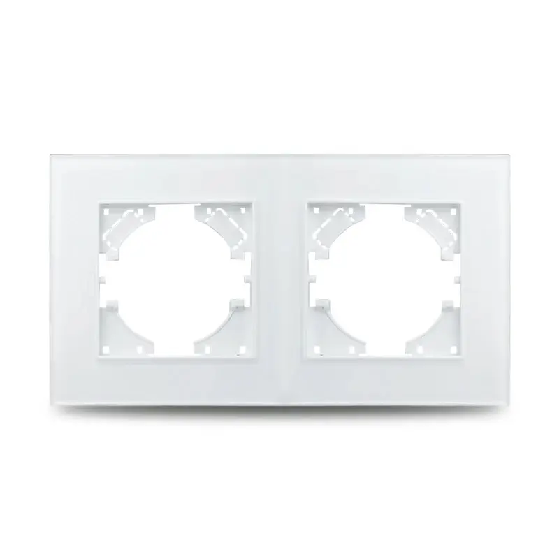 Стъклена рамка, Двойна, 86*157mm, Бяла