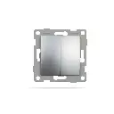 Механизъм за Двубутонен ключ, IMPACT, Сребрист