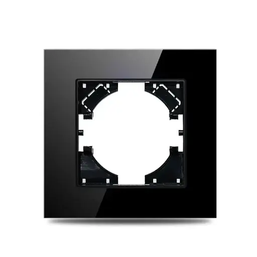 [3319789] Стъклена рамка, Единична, 86*86mm, Черна