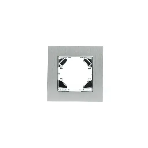 [3319994] Алуминиева рамка, Единична, 86*86mm, Сребриста